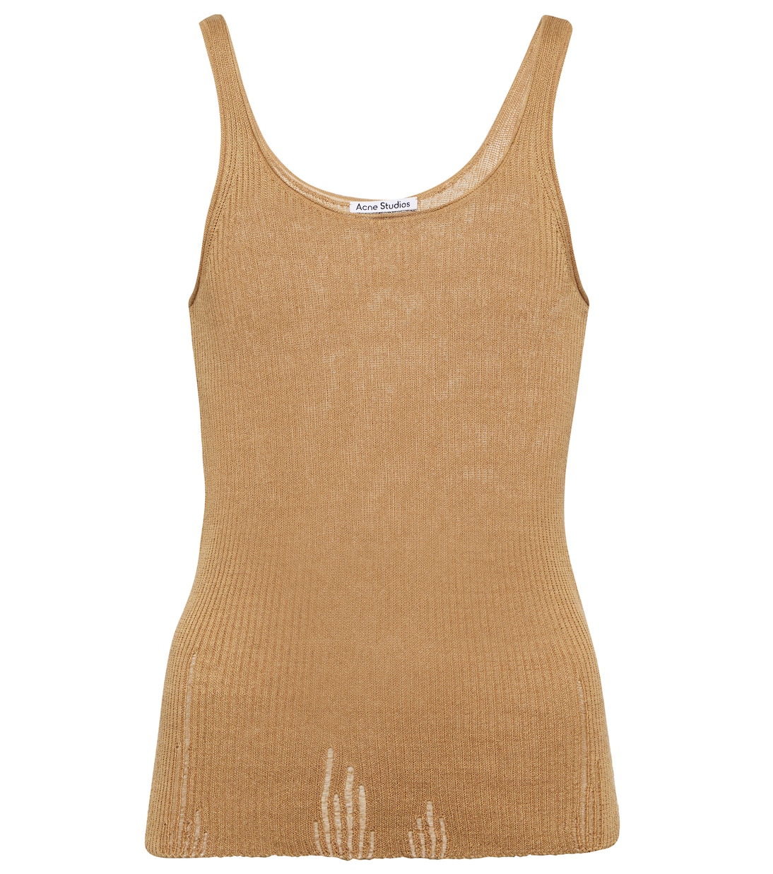 Tank top en mezcla de lino | Acne Studios