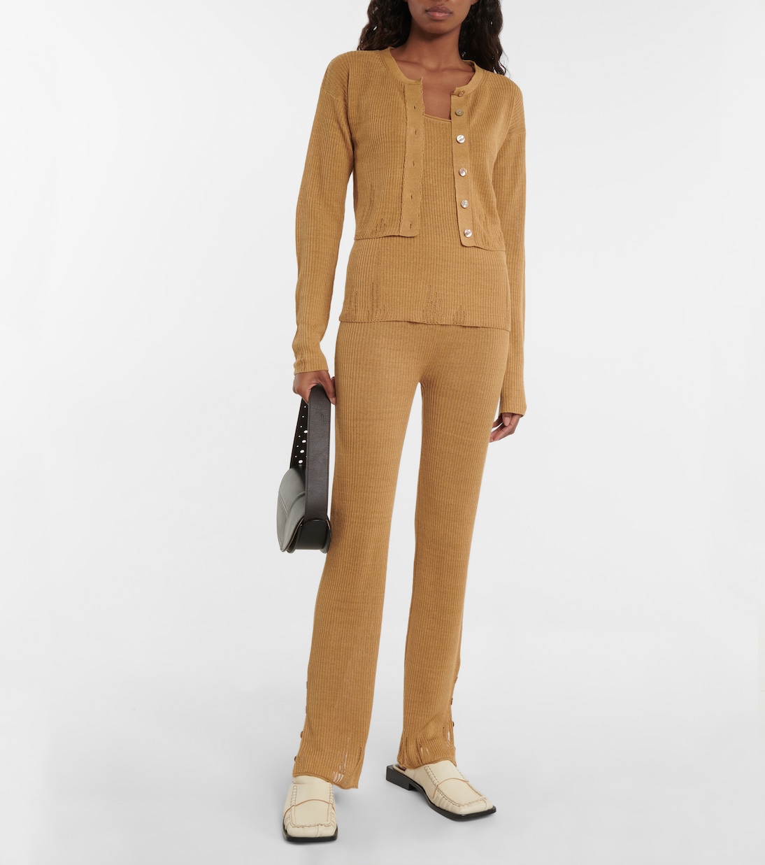 Tank top en mezcla de lino | Acne Studios