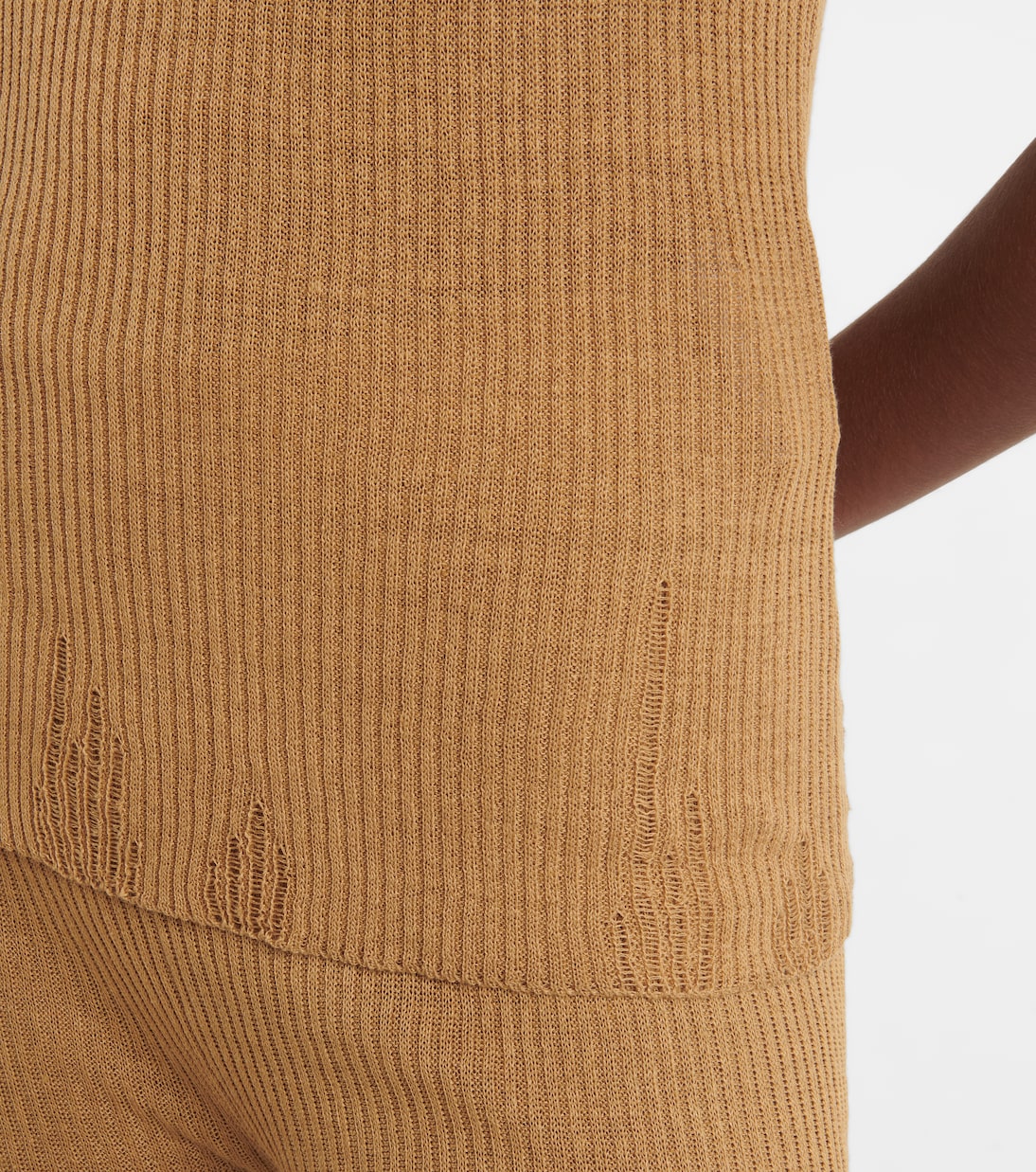 Tank top en mezcla de lino | Acne Studios