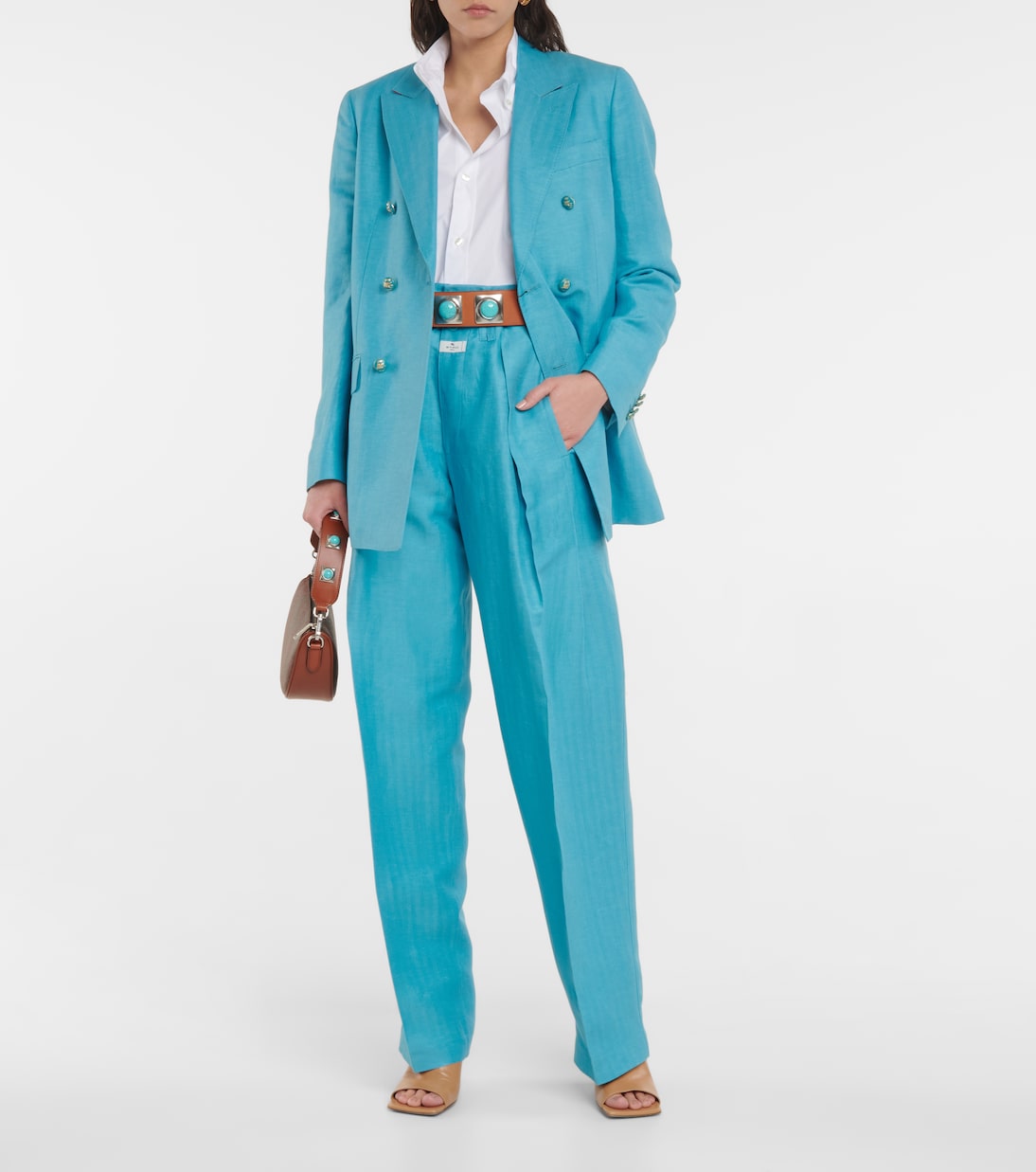 Blazer en lin et soie | Etro