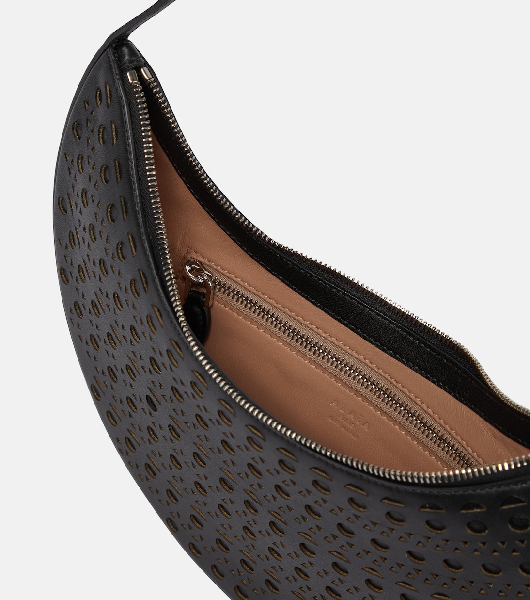 Schultertasche Le Demi-Lune Small aus Leder | Alaïa