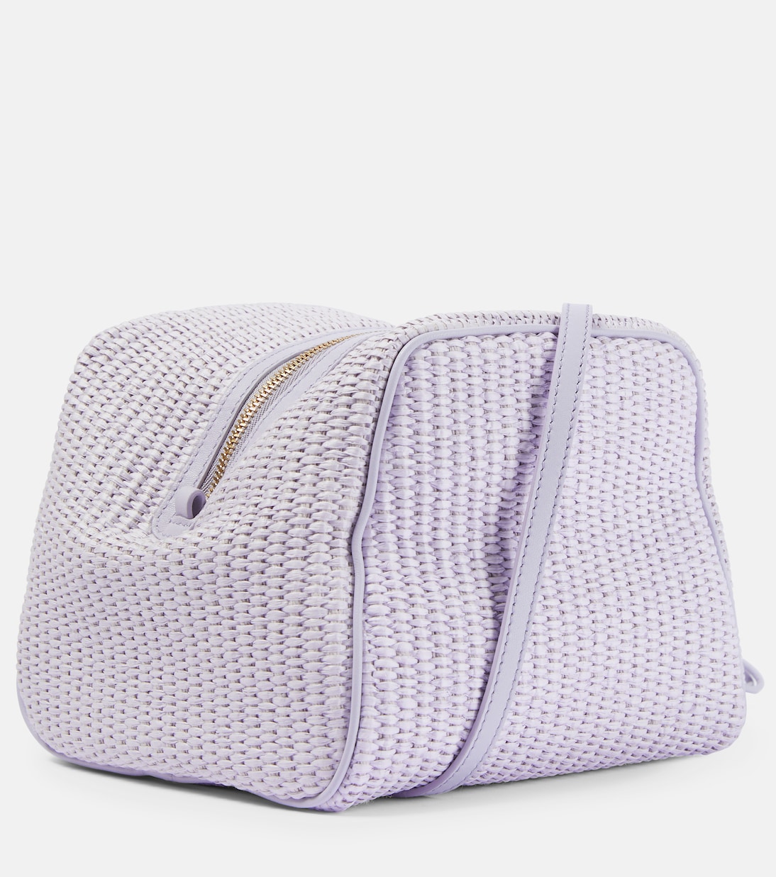 Puffy Pouch Small raffia-effect clutch | Loro Piana