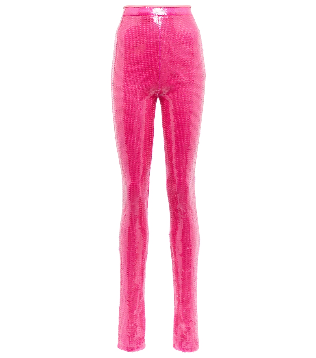 Sequined high-rise slim pants | David Koma