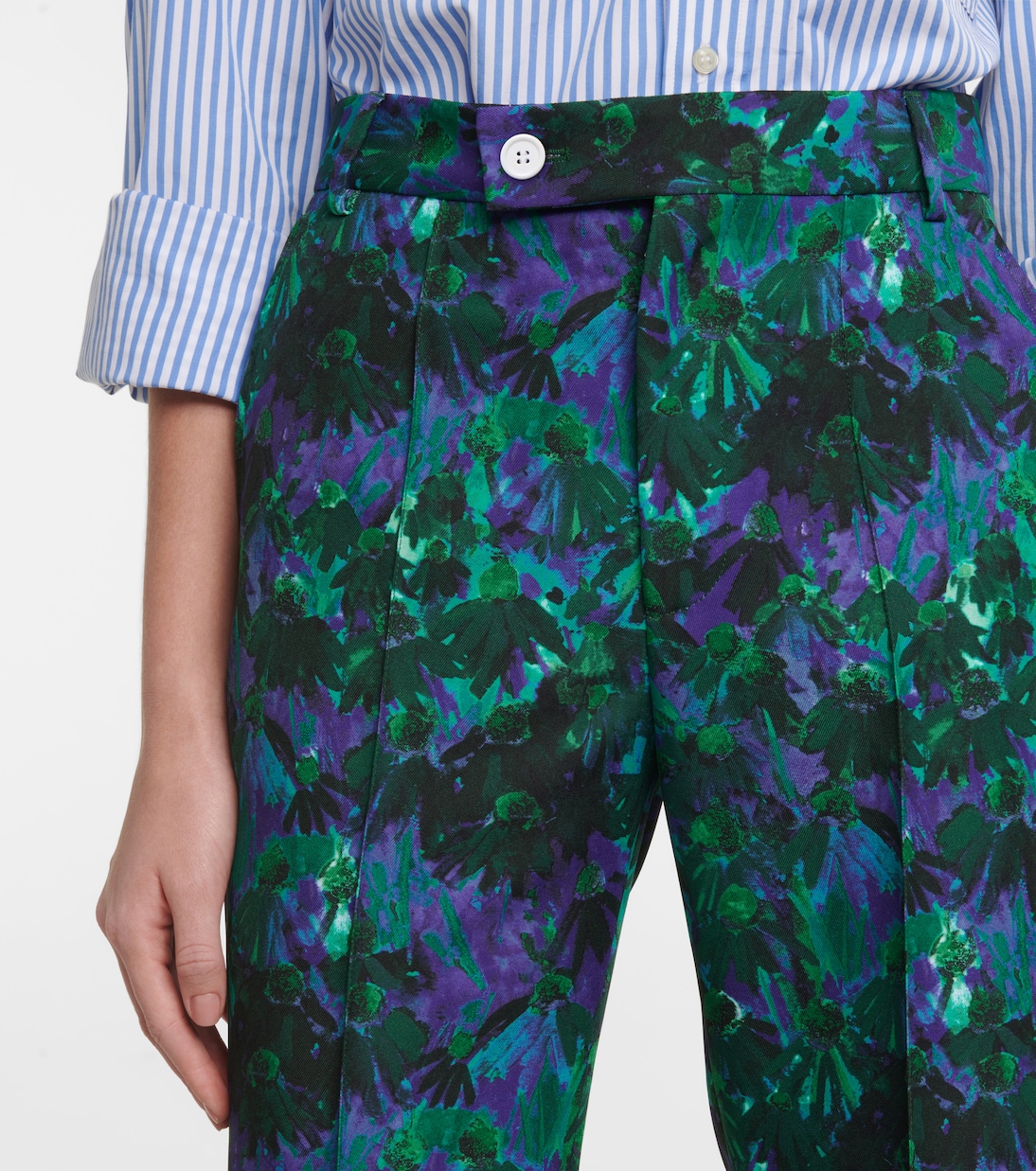 Cropped floral pants | Plan C