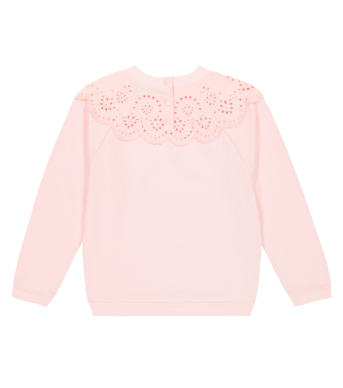 Sweatshirt aus Baumwolle mit Lochspitze | Tartine et Chocolat