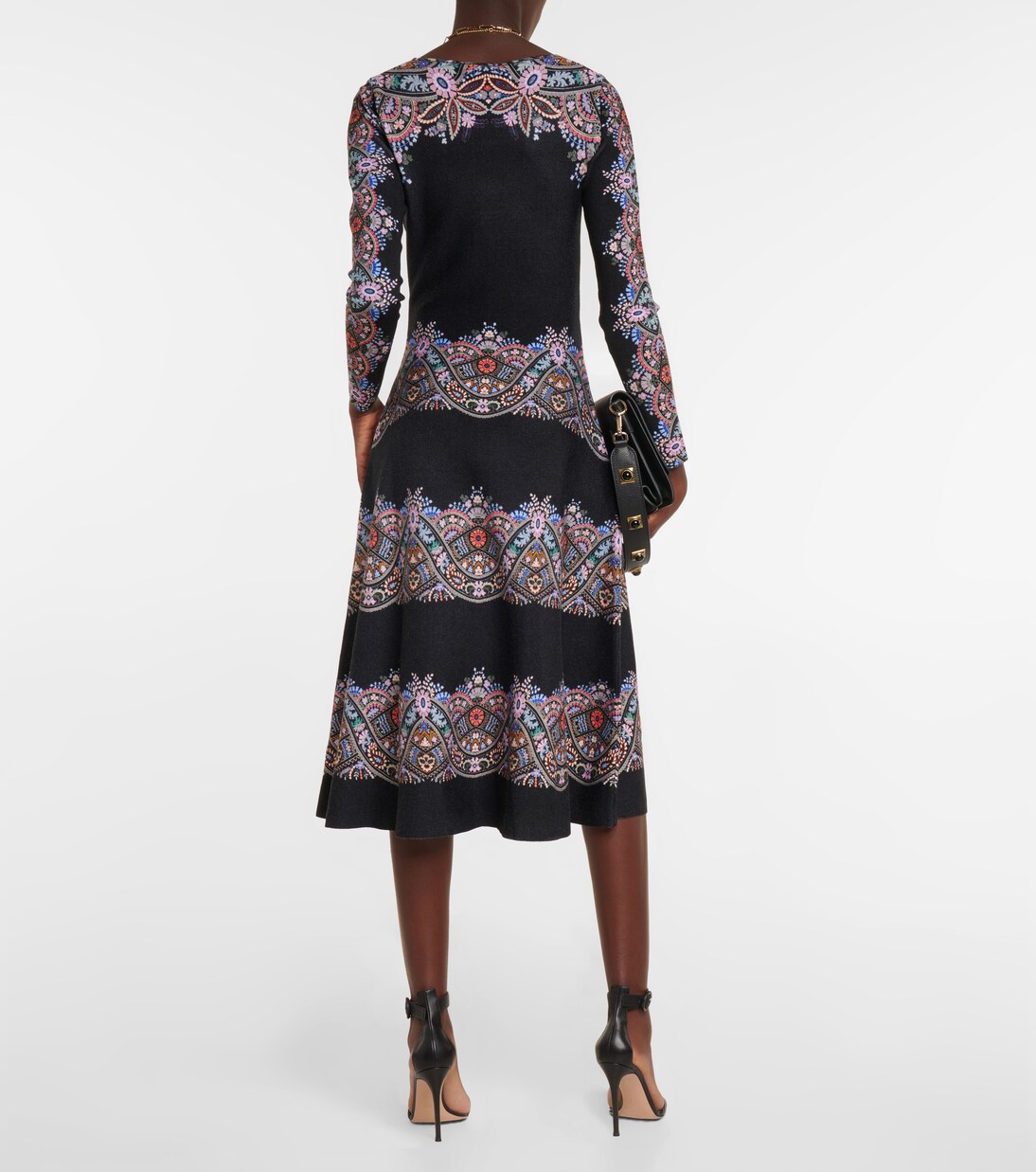 Printed wool midi dress | Etro