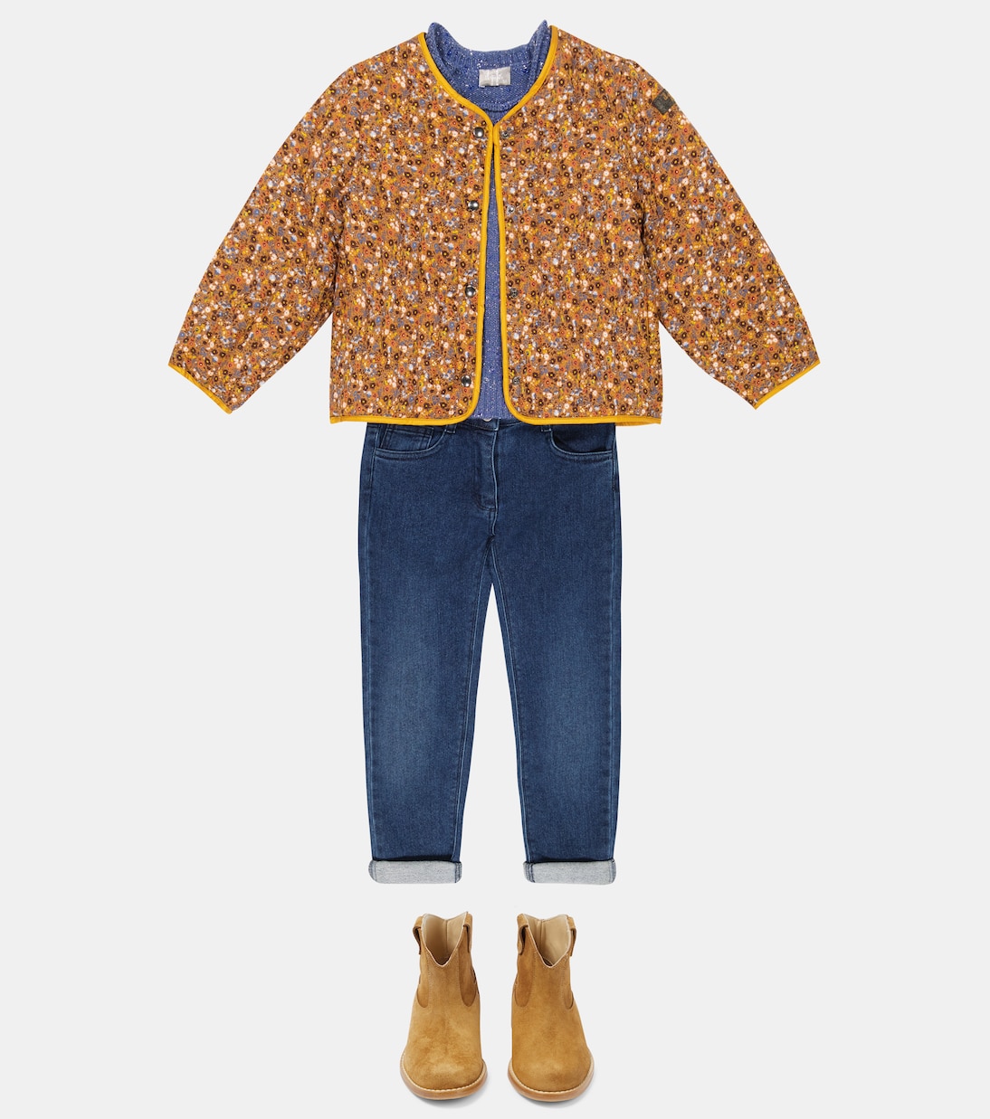 Bedruckte Jacke aus Baumwolle | Il Gufo