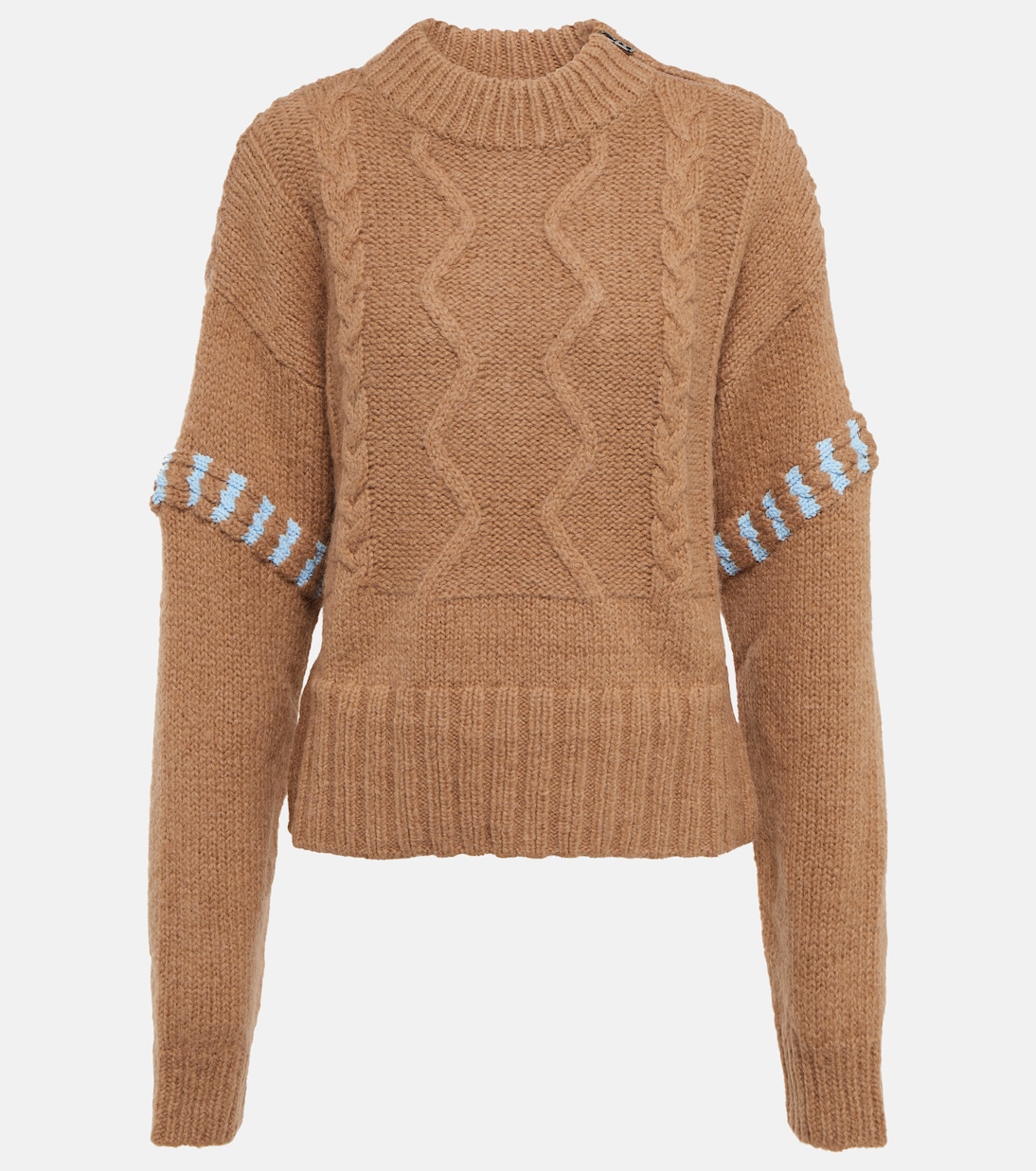 Cable-knit alpaca wool and wool sweater | Bogner