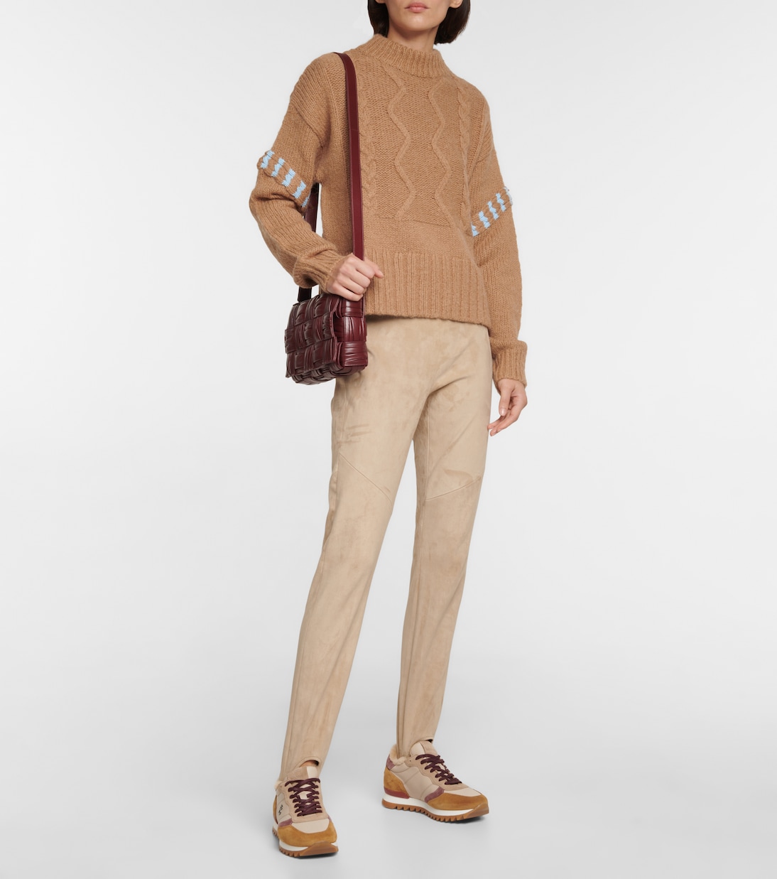 Cable-knit alpaca wool and wool sweater | Bogner