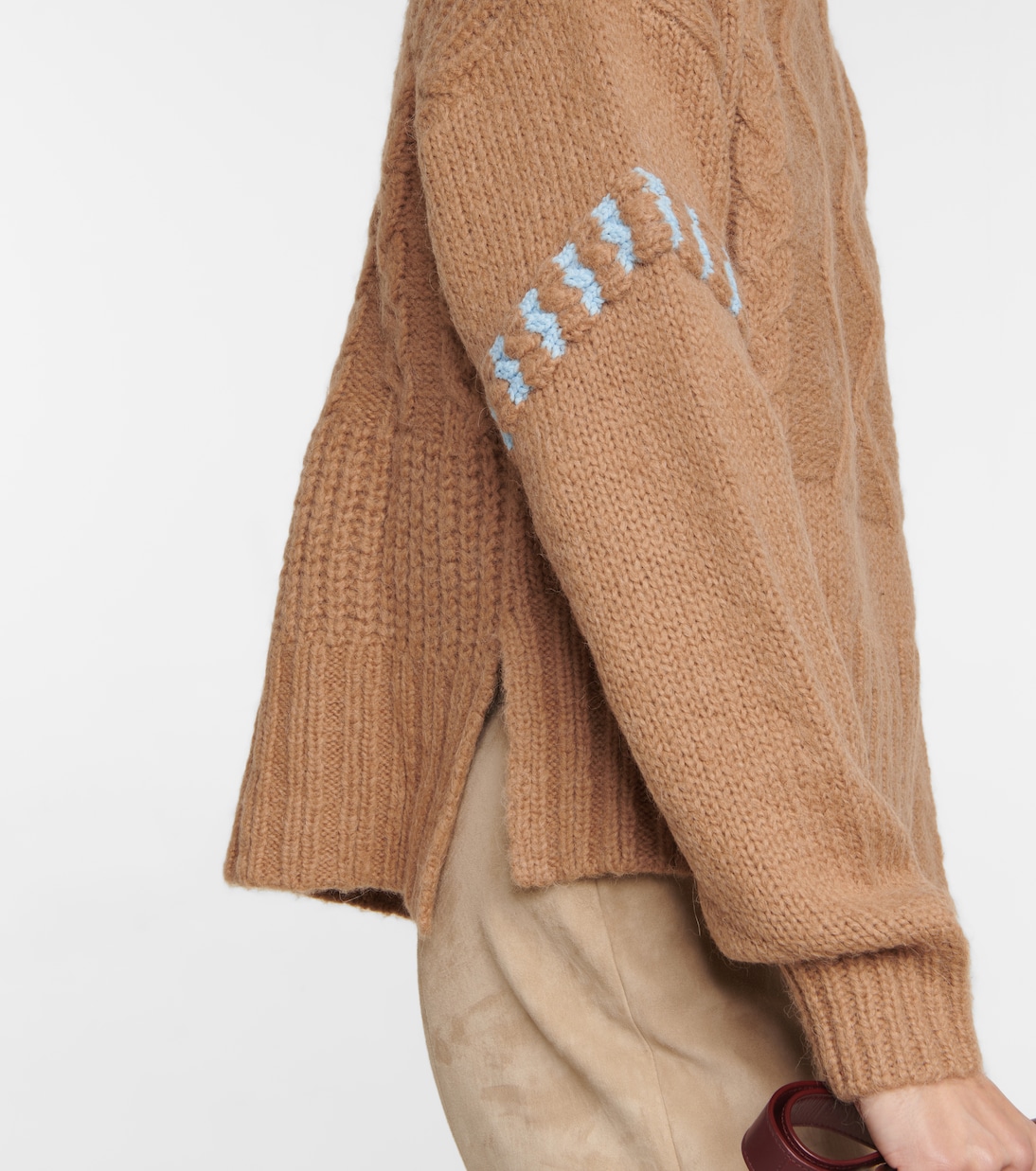 Cable-knit alpaca wool and wool sweater | Bogner