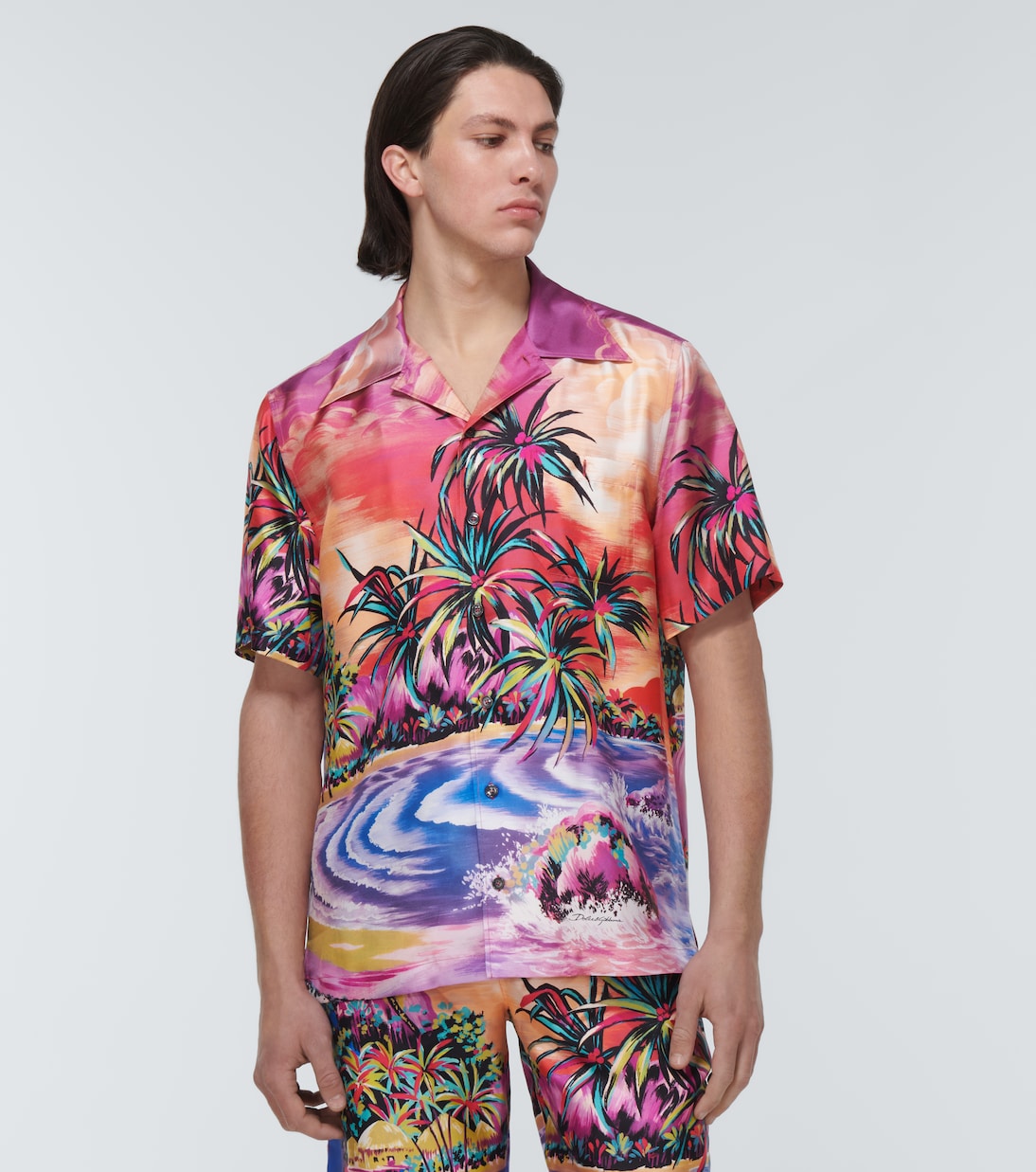 Chemise imprimée en soie | Dolce&Gabbana