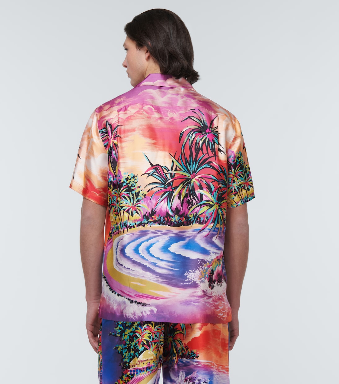Chemise imprimée en soie | Dolce&Gabbana