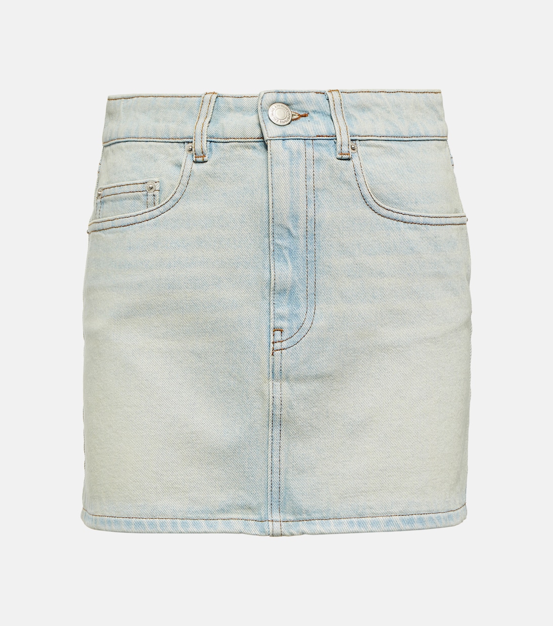 Minifalda en denim de tiro alto | Ami Paris