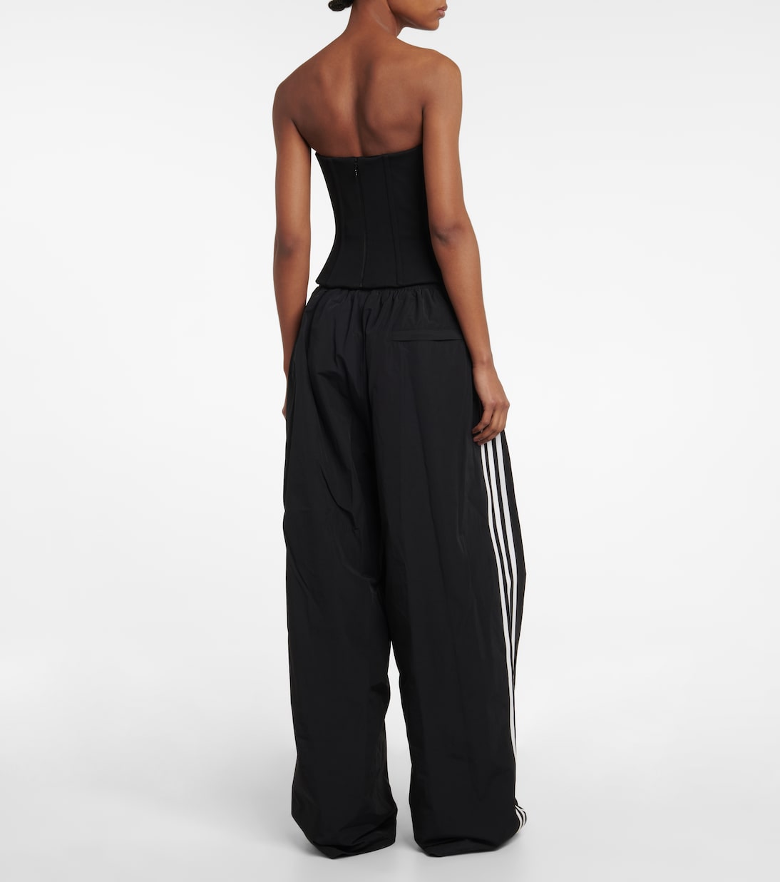 Strapless corset cropped top | Balenciaga