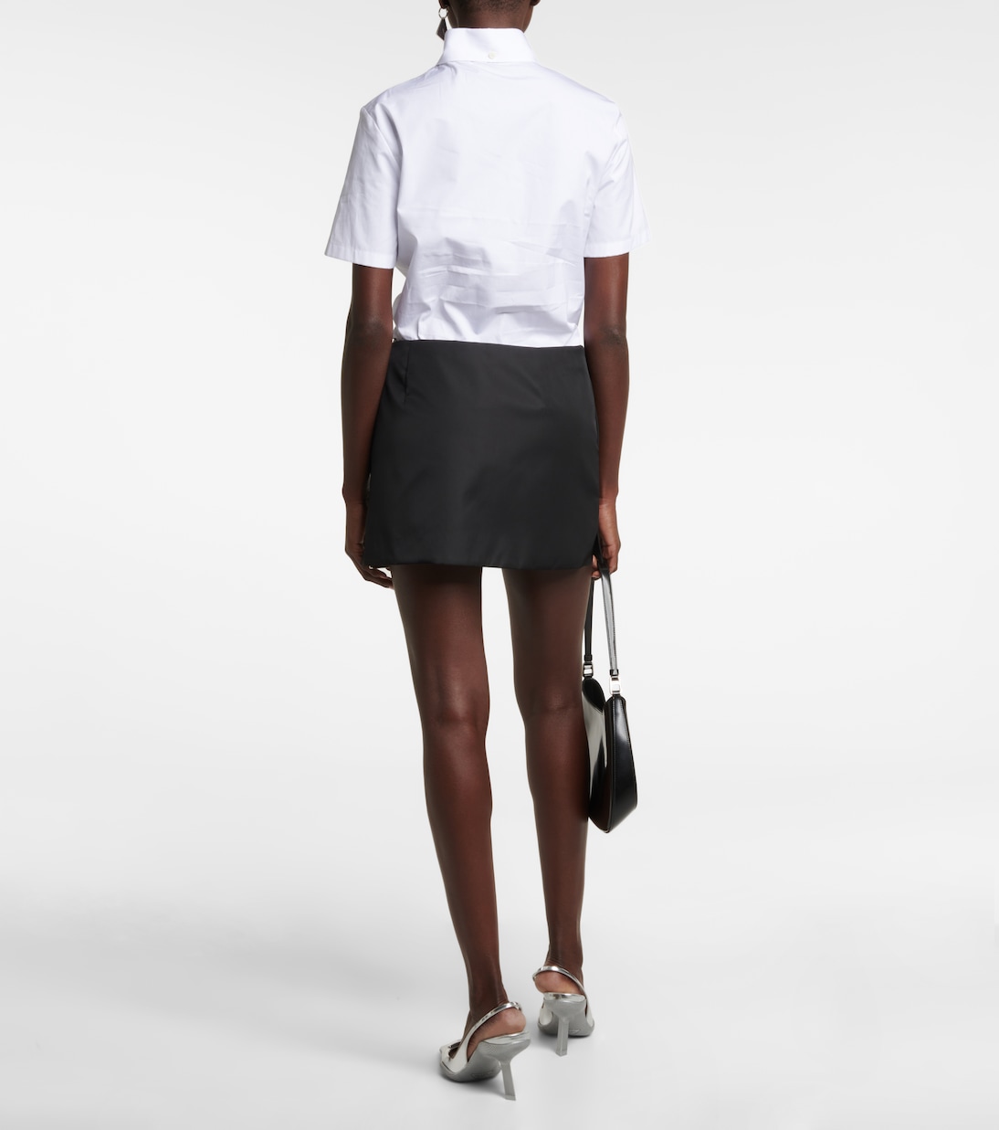 Mini-jupe en Re-Nylon | Prada