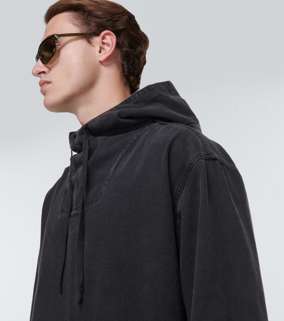 Cliff denim hoodie | The Frankie Shop