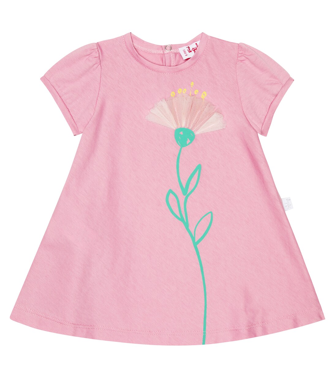 Bebé - vestido en jersey de algodón estampado | Il Gufo