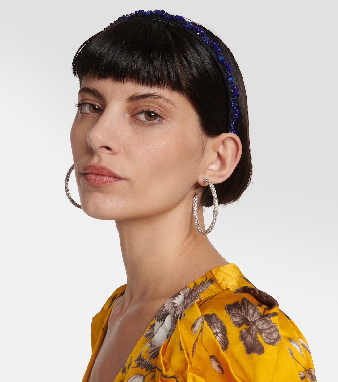 Diadema de seda adornada | Erdem