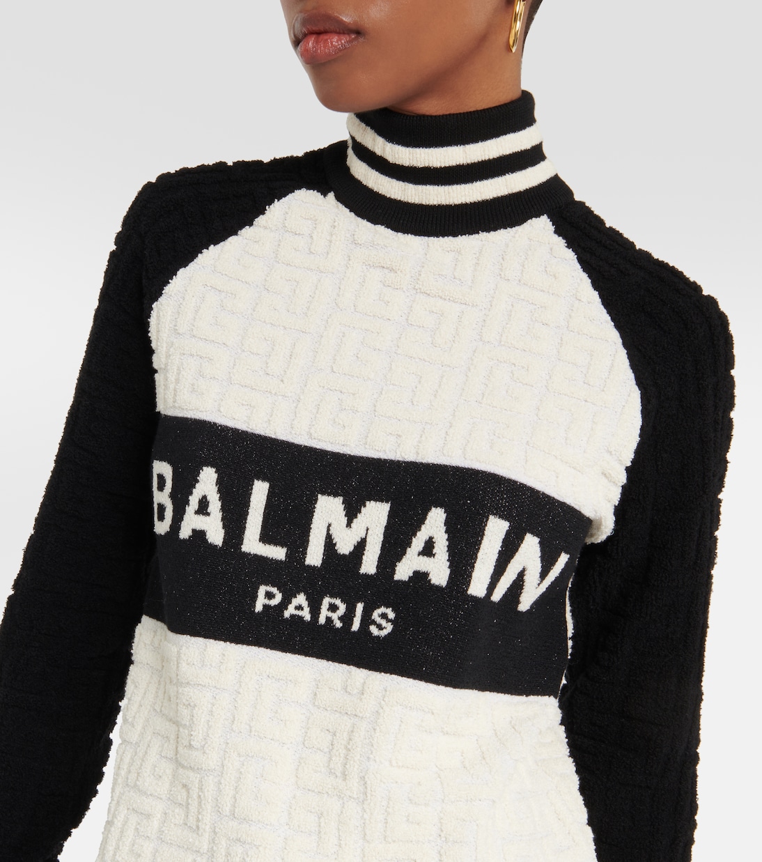 Jersey Monogram mezcla de lana y algodón | Balmain