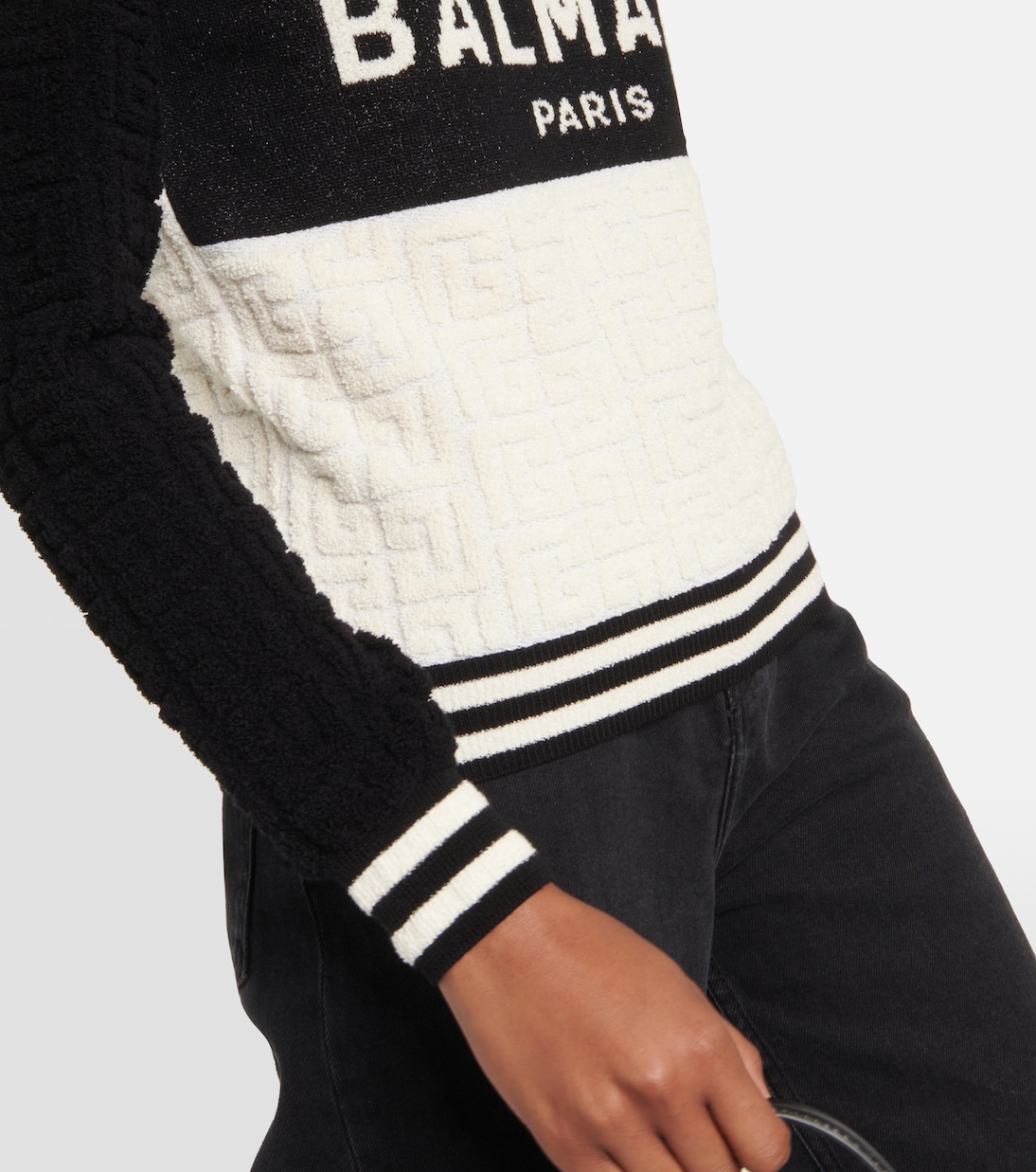 Jersey Monogram mezcla de lana y algodón | Balmain