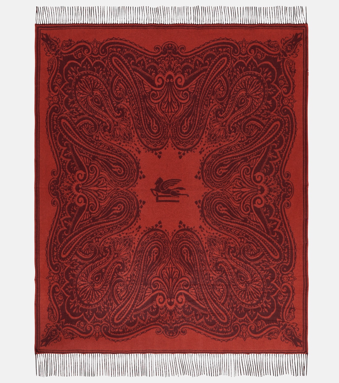 Paisley wool and cashmere throw | Etro