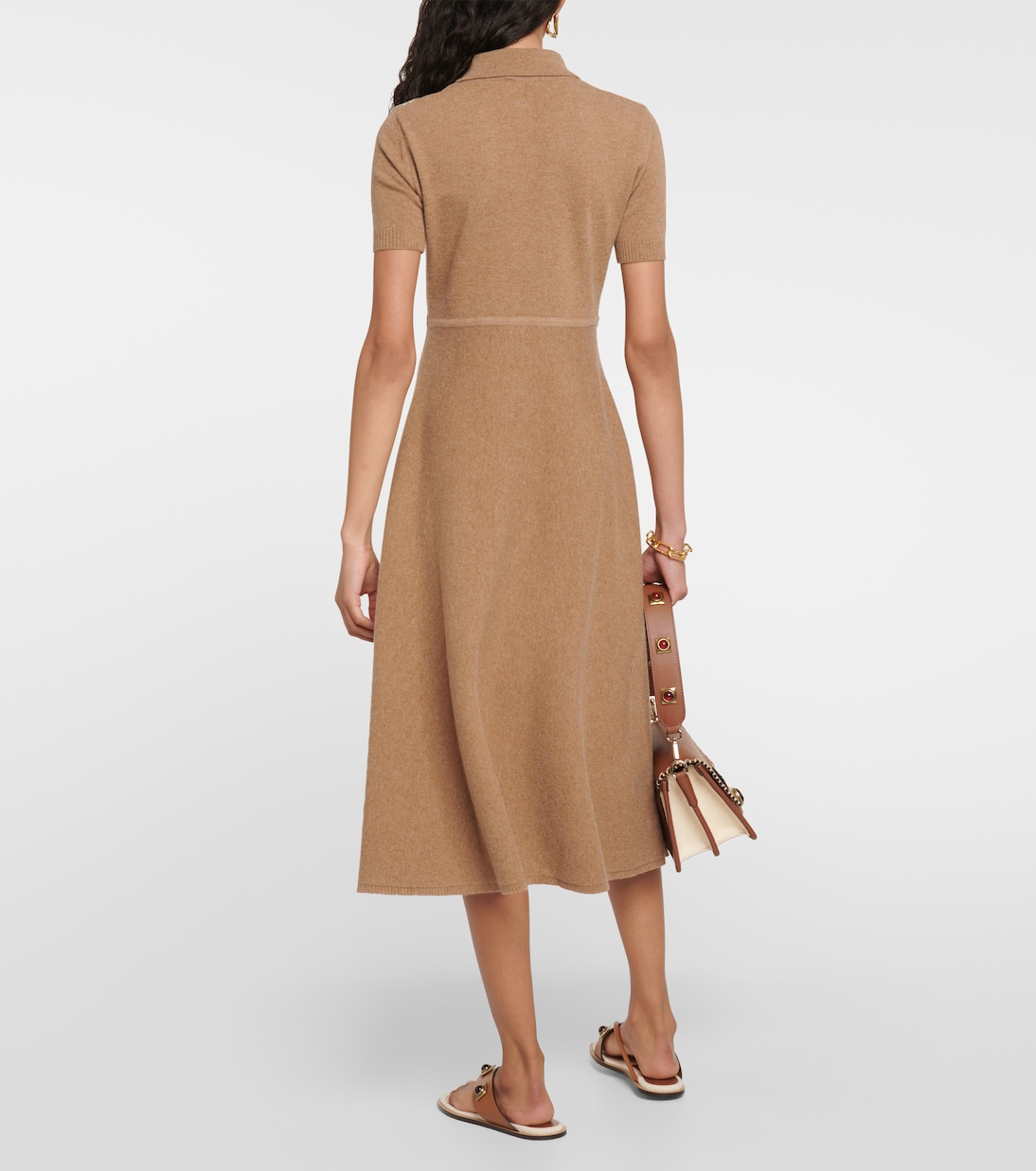 Vestido midi de cachemir, lana y seda | Etro