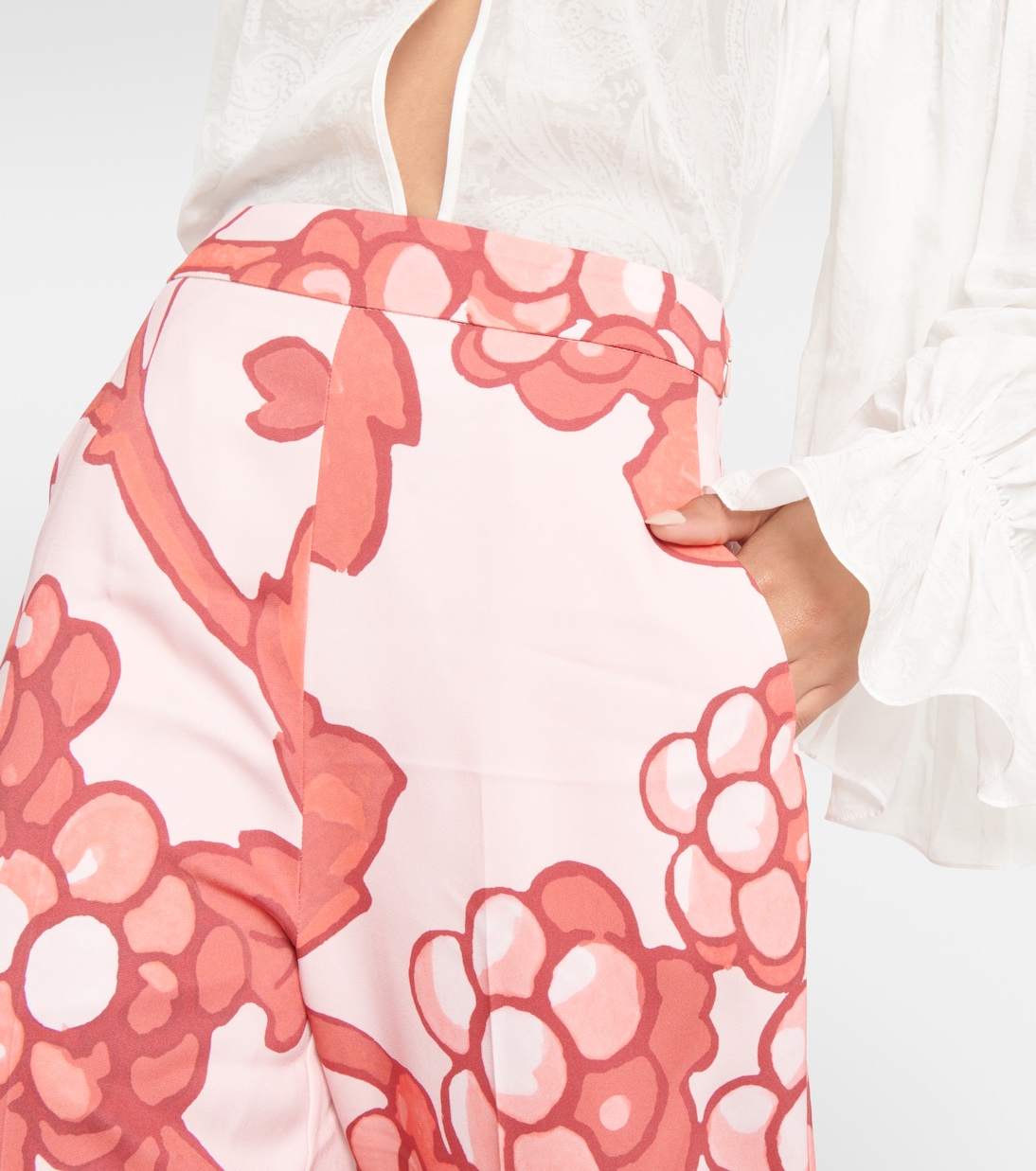 Floral high-rise pants | Etro