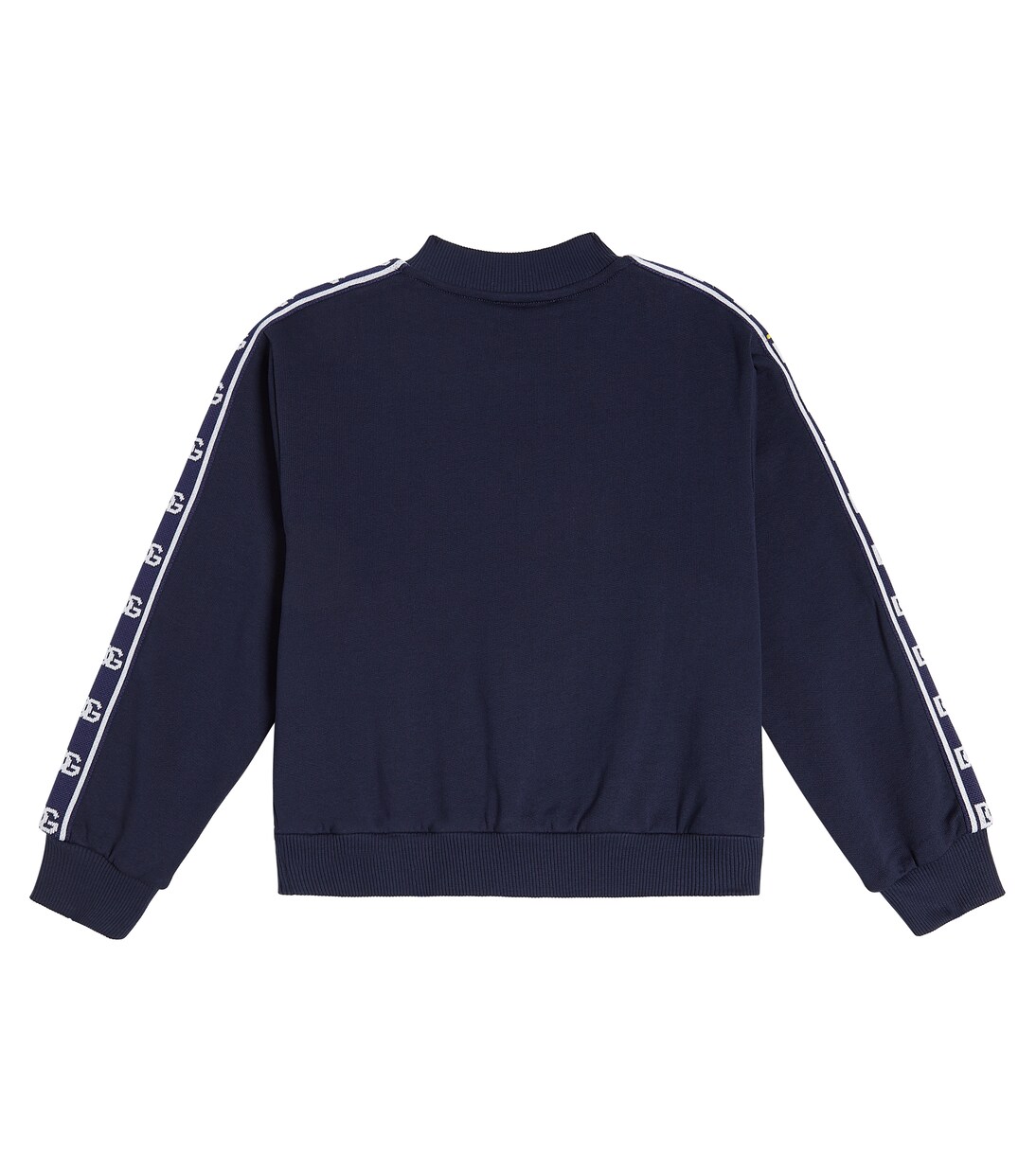 Felpa in cotone con zip | Dolce&Gabbana Kids