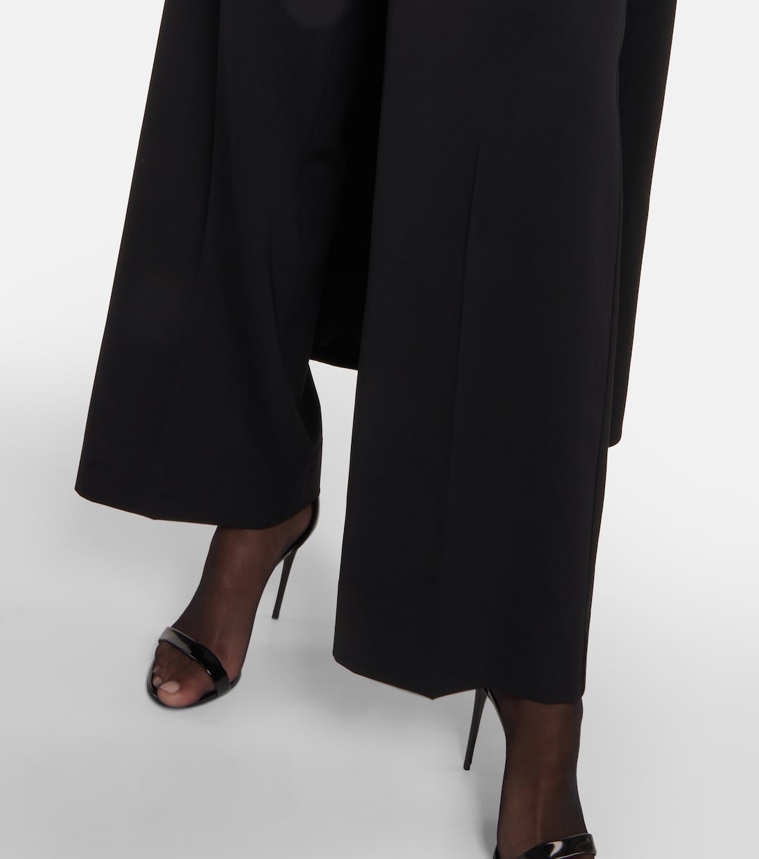Pleated wool-blend wide-leg pants | Dolce&Gabbana