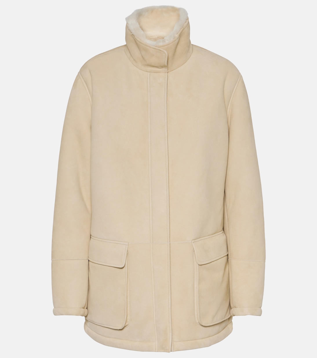 Giacca Voyageur in suede e shearling | Loro Piana