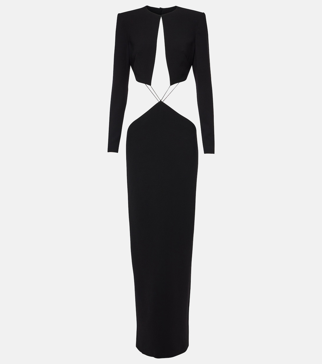 Robe longue en crêpe | Mônot
