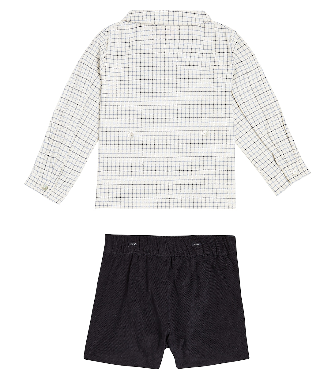 Bebé - set Arlo de camisa y shorts de algodón | La Coqueta