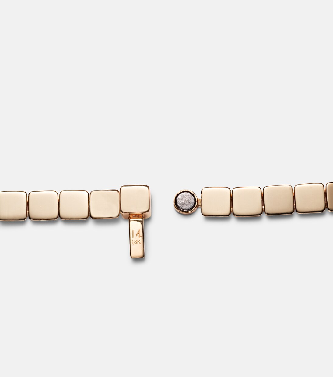 Bracciale in oro 18kt con piastrelle ILEANA MAKRI - Eleganza giovanile