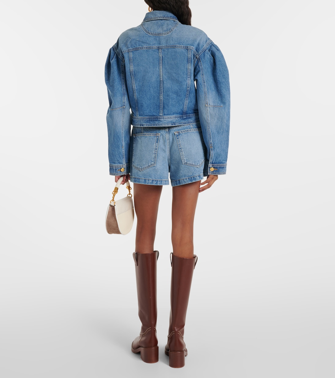 Chaqueta cropped Cosette de denim | Ulla Johnson