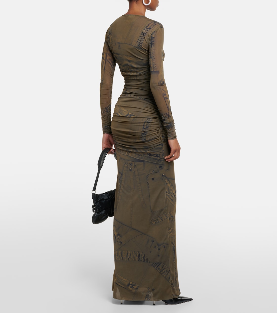 Bedrucktes Maxikleid aus Jersey | Blumarine