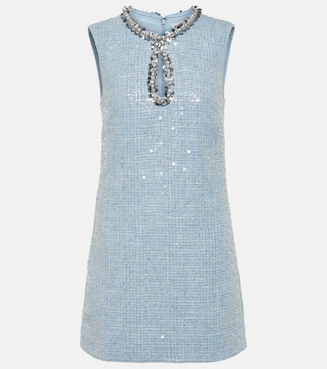 Sequined bouclé minidress | Self-Portrait