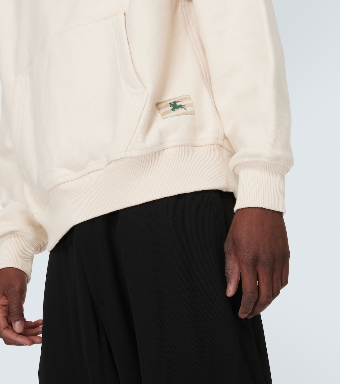 Felpa in jersey di cotone con cappuccio | Burberry
