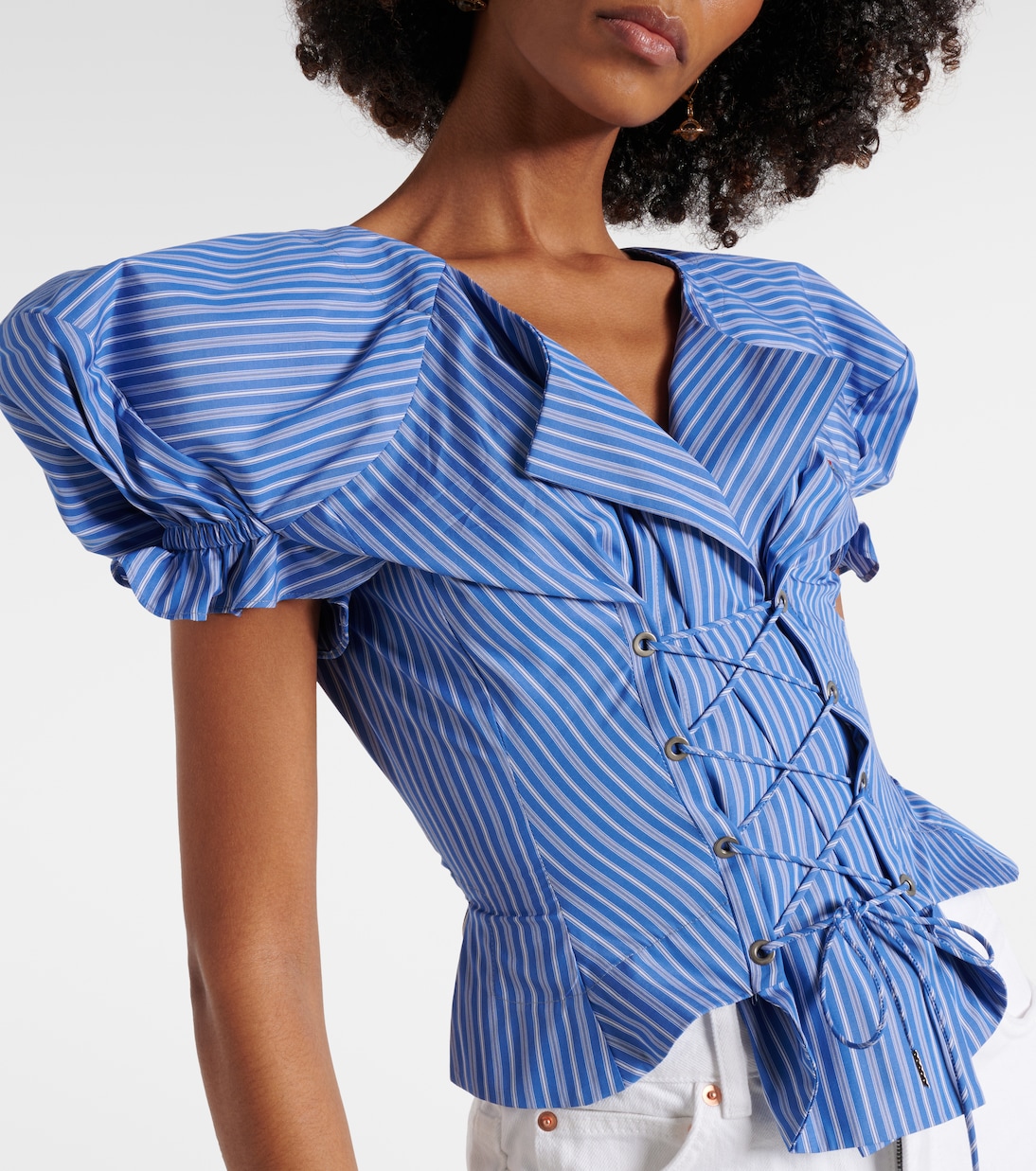 Top Kate in cotone a righe | Vivienne Westwood