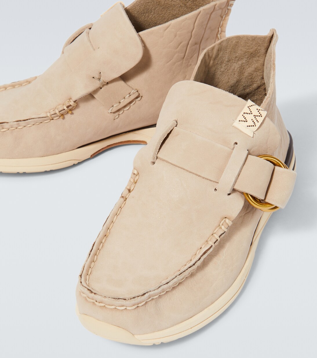 Mokassins Skynyrd Ring Moc-Folk aus Leder | Visvim