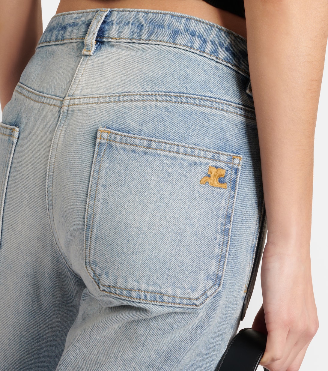Jean bootcut à taille basse | Courrèges