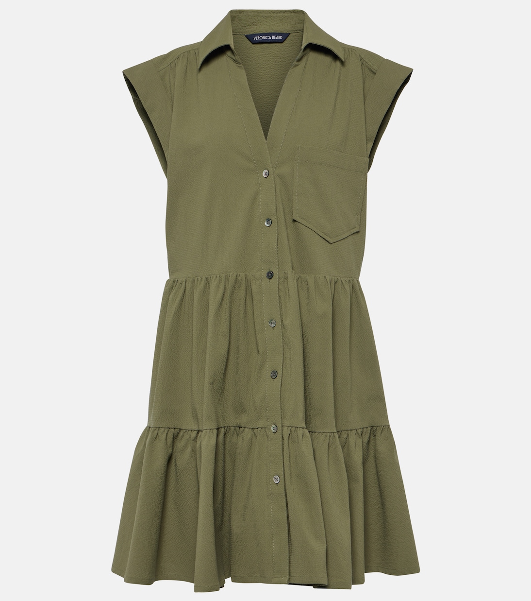 Trisha tiered cotton minidress | Veronica Beard