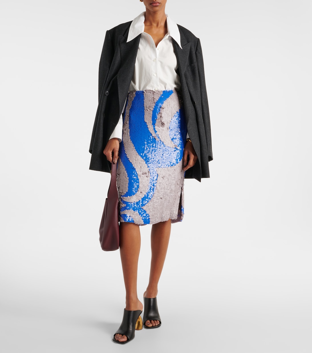 Gonna midi con paillettes | Dries Van Noten