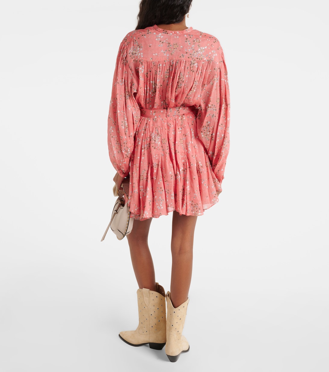 Minifalda Anael de algodón y seda floral | Isabel Marant