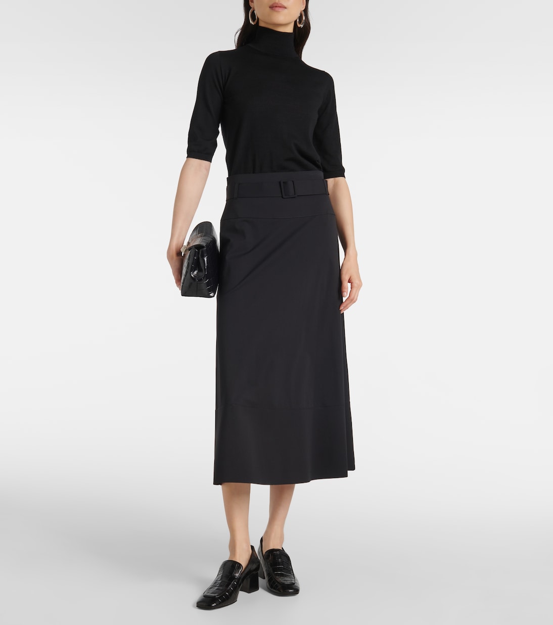 Falda midi Leisure de jersey | Max Mara