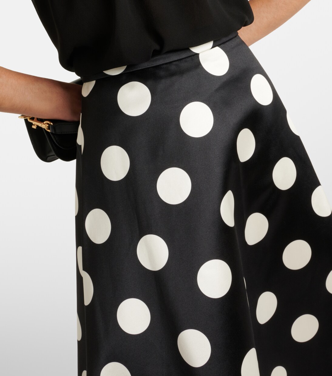 Falda midi Moneta de algodón y seda | Max Mara