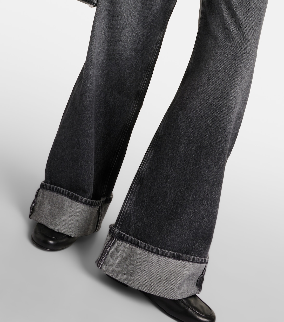 Dame high-rise wide-leg jeans | Agolde