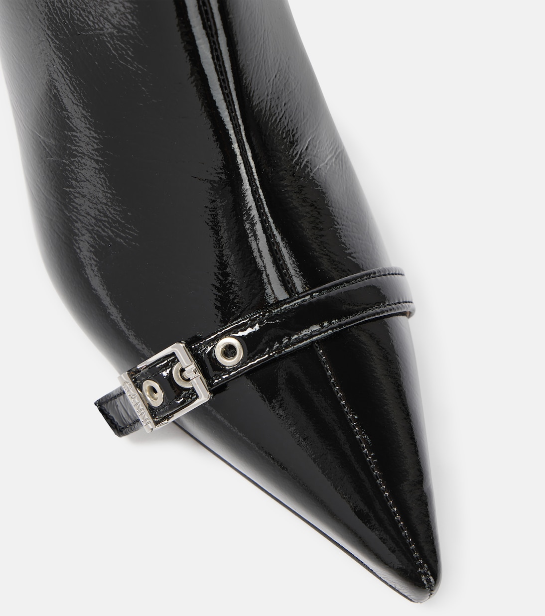 Bottines en cuir synthétique | Ganni
