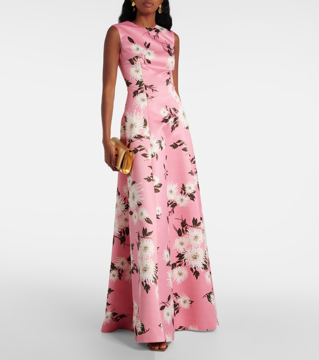 Robe longue Nodin à fleurs | Emilia Wickstead