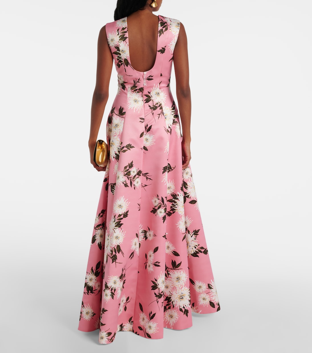 Robe longue Nodin à fleurs | Emilia Wickstead