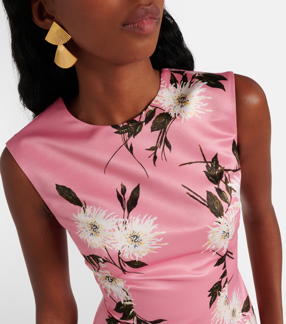 Robe longue Nodin à fleurs | Emilia Wickstead